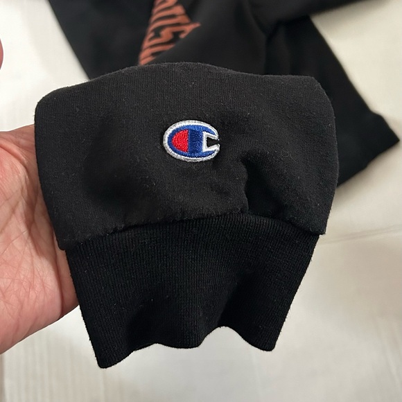 CHAMPION Hoodie Black Size Small - Picture 3 of 3